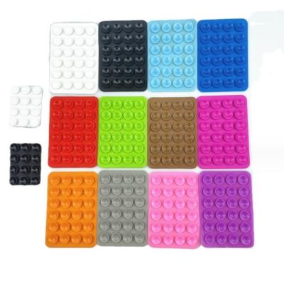 China Silicone 24 Anti Slip Silicone Custom Adhesive Suction Cup Pads for Cell Phone Holder for sale