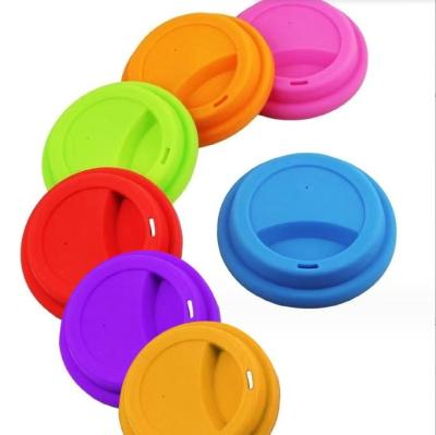 China Silicone Cup Lids Anti Dust Spill Proof Replacement for Glass Beverage Accessories for sale