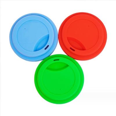 China Silicone Coffee Tea Cup Lid for Reusable Eco-friendly Drink Cup within Circular Shape for sale