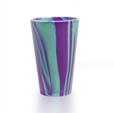 China Opvouwbare anti-val outdoor reis siliconen wijn tumbler cup 600 ml ei-vormige drinkwaren Te koop