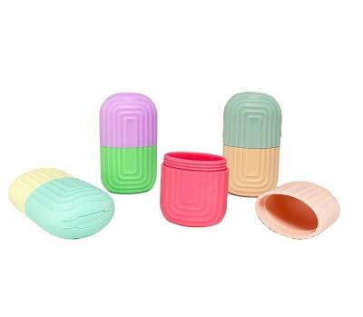 China Silicone Face Ice Cube Facial Contouring Ice Mold Roller for Sustainable Ice Cream Tools for sale