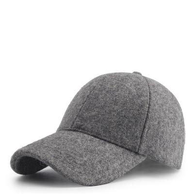 China JOINT Custom Mens Womens Hat For Winter Outdoor Sports Warm 6 Panel Snapback Wool Baseball Cap for sale