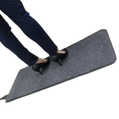 China Portable Foot Warmer Mat Heated Carpet Mat For Quick Heating Cold Days for sale