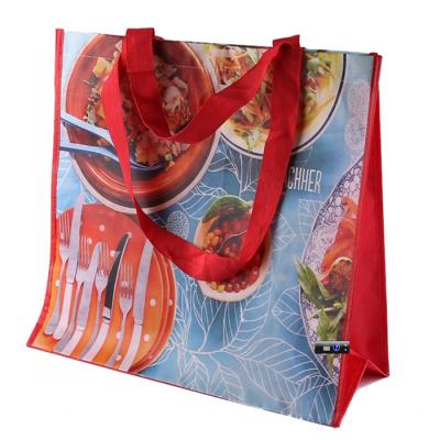 China Waterproof hot sale non woven bag custom logo printed durable handled laminated pp non woven bag for sale