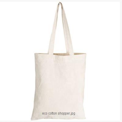 China Durable Eco Cotton Fabric Shopping Bag for sale