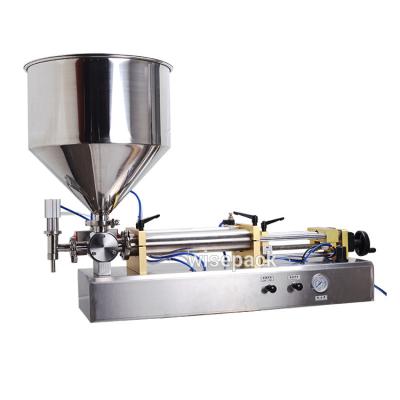 China Food Semi Automatic SUS 304 Liquid And Paste Filling Machine for sale