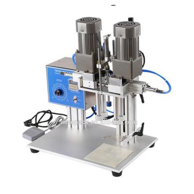 China Food Small Business Pneumatic Spray Capping Machine for sale