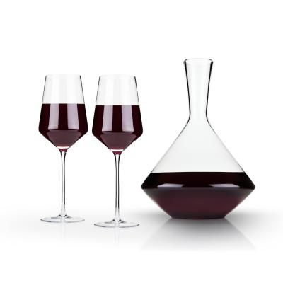 China BRIEF Wine Decanter and Wine Glass 2 Blower Set for sale