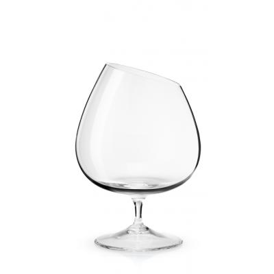 China Handblown New Classic / Postmodern Clear Tilted Brandy Glass for sale