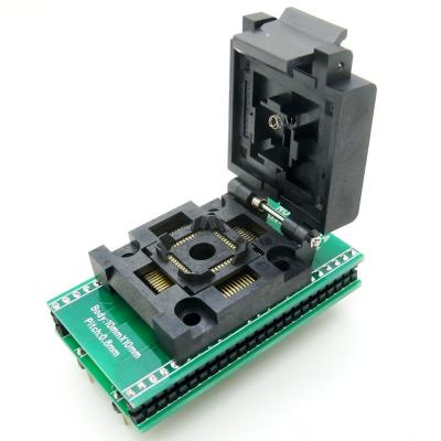 China Chip Programmer TQFP44 Adapter Socket DIP40 QFP44 Test Socket TQFP44 for sale