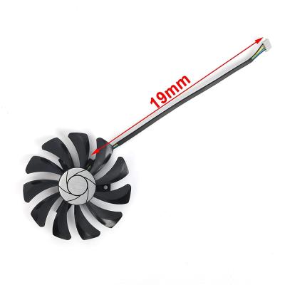 China Cooler Graphics Card 85mm 4pin HA9010H12SF-Z RX460 4GB Fan Replace For MSI Inno3D P106 960 GeForce GTX 1060 ITX 3G 6G OC AERIAL Video Card for sale