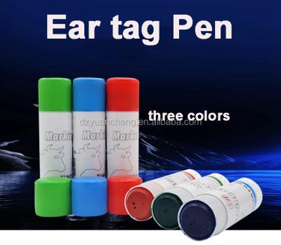 China Pig/cattle/sheep pig/cattle/sheep ear mark registration pen animal product identification ear tag animal marker pen for sale