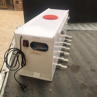 China Plastic+stainless steel 14 hole feed medicine machine, piglet milk machine for cattle sheep pig for sale