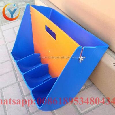 China Automatic manger/piglet 4 holes pig feeder for plastic pig poultry manger pig feeder for sale