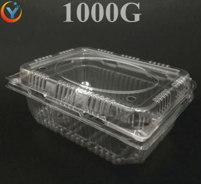 China Food Fruit Packaging PET transparent plastic fruit packaging box for blueberry and strawberry box for sale for sale