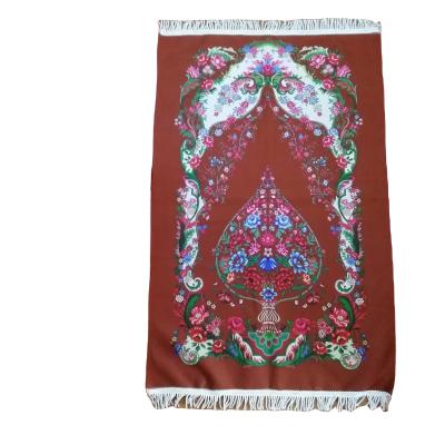 China Non-slip Portable Prayer Mat With Bag Travel Prayer Mat Set For Muslim Gift for sale