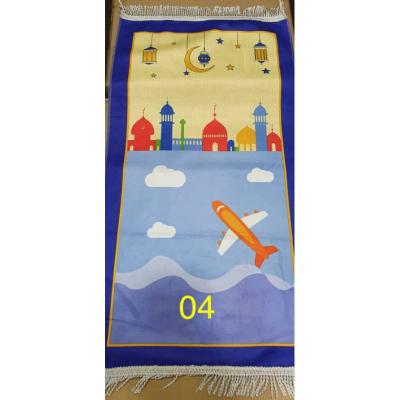 China Non-slip Kids Prayer Mat Islamic Prayer Mat Children Arabic Prayer Mat Cover For Muslim Gift for sale