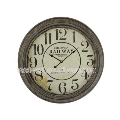 China 12 Hours Show Custom Metal Quartz Style Vintage Color New Design Skeleton Clock Movement Keepsake Clocks for sale