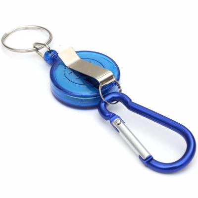 China Fashion Retractable Keychain Pull Ring Car Key Fob Keychain Recoil Gift C150 for sale