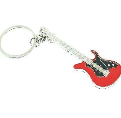 China New Fashion Metal Music Guitar Silver Metal Key Chain Gift Box Promotion W4874 for sale