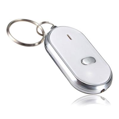 China Anti-lost Key Find Key Locator Fashion LED Finder Machine Whistle Key Chain Sound Torch W2335 for sale