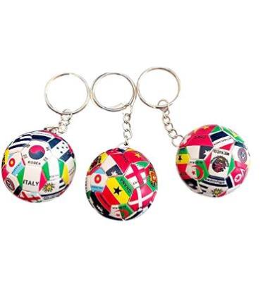 China Fashion 3D Gifts Sports Ball Soccer Match Key Chain World Cup Team Keychains W1471 for sale