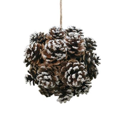 China Christmas Decoration Supplies Pinecone Decoration Product Tree Christmas Ornament Balls for sale