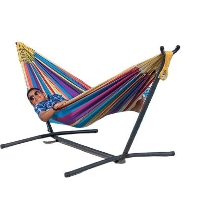 China Easy Folding Canvas Outdoor Indoor Hammock With Stand Beach Hammock Stand Wholesale for sale