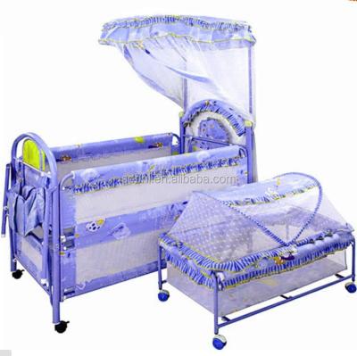 China Comfortable the popular design bed with swing for baby for sale