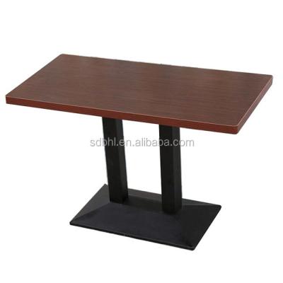 China Easy Clean Customized Fast Food Restaurant Table With Modern Design for sale