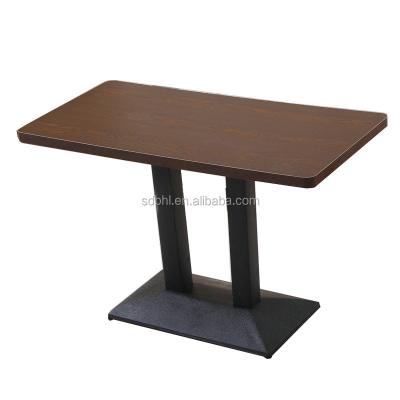 China Metal Furniture Fast Food Restaurant Furniture Convertible Dining Table For Home Furniture for sale