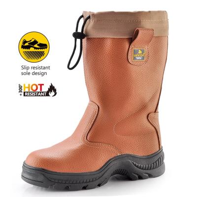 China Steel Toe Safetoe Cow Leather Waterproof Steel Toe Safety Shoes H-9426 for sale