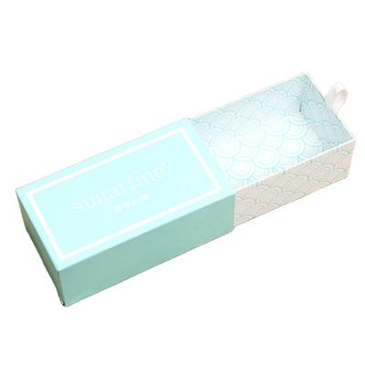 China Dongguan Yongyi Recyclable Free Design Custom Gift Paper Packaging Drawer Premium Single Rigid Sliding Box For Eye Mask for sale