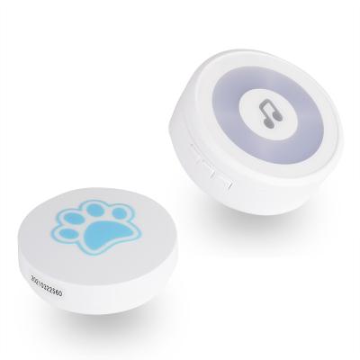 China 150m Wireless Smart Doorbell Battery Free Pet Dog Doorbell for sale