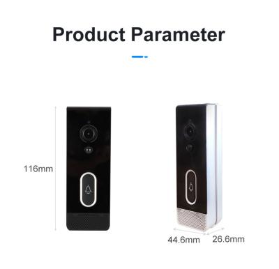 China 2022 Smart Night Vision Wireless Video Doorbell System HD Security Camera Doorbell Tuya Intercom for sale