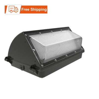 China Free Shipping Outdoor Motel / Hotel Motel ETL DLC 60W Led Wall Pack Lamp for sale