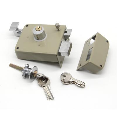 China China Manufacturer High Quality Wooden Easy Operation Door Rim Lock for sale