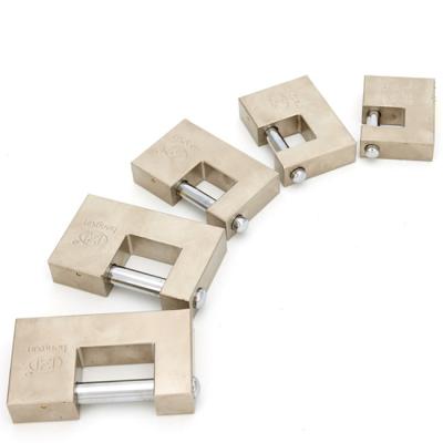 China Durable High Security Manufacturing Keyed Alike Different Imitation Brass Rectangular Padlocks for sale