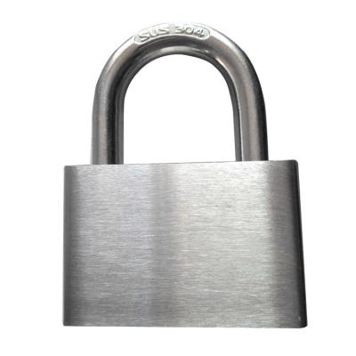 China Square Type Stainless Steel Security Padlock Protective Lock Serrue de Porte de Candados de acero Tipo Cuadrado 304 Stainless Anti-Corrosion for sale