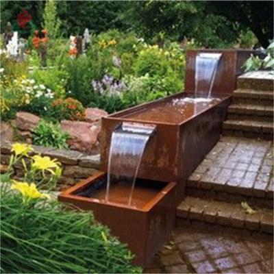 China Eco-Friendly Decorative Feature Eye-Catching Decorative Yard Fountain Water Garden Outdoor Water Fountain with Lights for City Gardens Land for sale