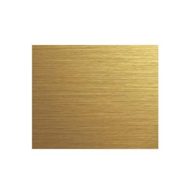 China Colorful Decoration Gold Hairline Construction Finish Electroplate 1mm Stainless Steel 2mm Etched Sheet for sale