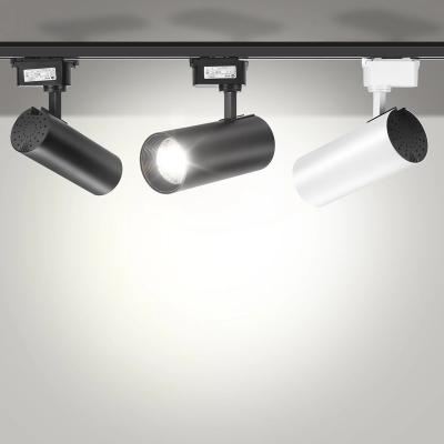 China Modern For Clothing Store Display Track Light System Aluminum COB Spotlight Track Light for sale