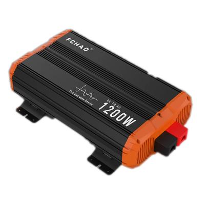 China FCHAO PSC-1200W-C Outdoor 12V/24V/48V DC to AC 110V 220V 50HZ Car Pure Sine Wave Power Inverters for sale