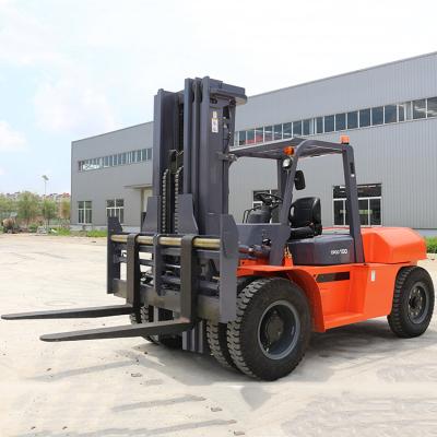 China Construction material stores China HELI brand 10 ton diesel forklift CPCD100 with good price for sale