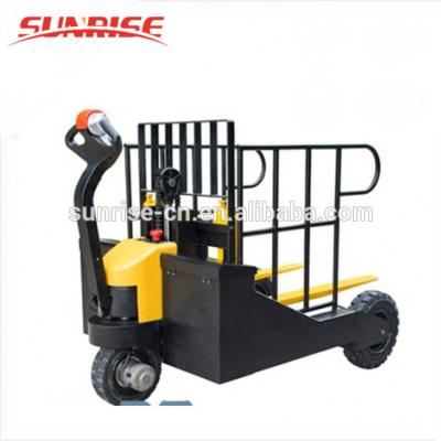 China 2000kg Rough Terrain Pallet Truck 100*25mm for sale