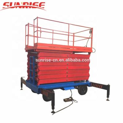 China Industrial Adjustable Aluminum Portable Motorized Lifting Platform Work Platform With 300kg Capacity for sale