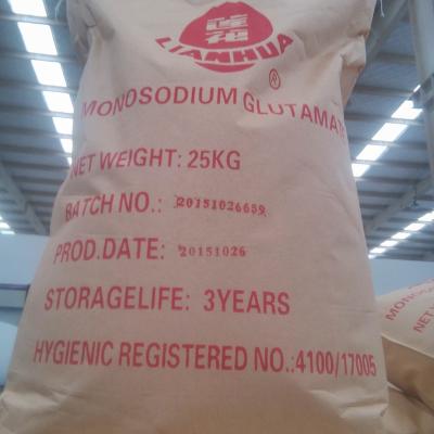 China Msg 25kg Lianhua Brand Monosodium Glutamate for sale