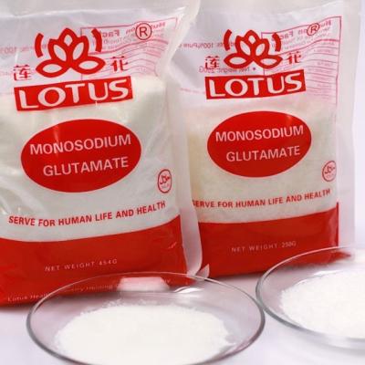 China Biochemical Monosodium Glutamate 30 Reagents 40 Mesh 99% Purity 25kg With LIANHUA/LOTUS Brand for sale