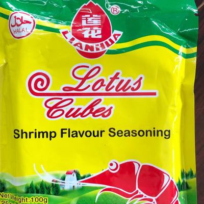 China Best quality dry shrimp/chicken/beef LOTUS 4g and 10g bouillon cubes for sale