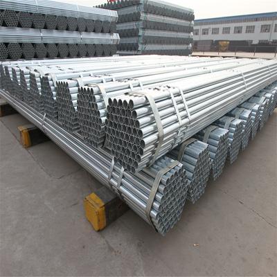 China Tubo redondo de acero galvanizado DC520 Z160 90 mm OD 6 mm Tubo de acero sumergido en caliente en venta